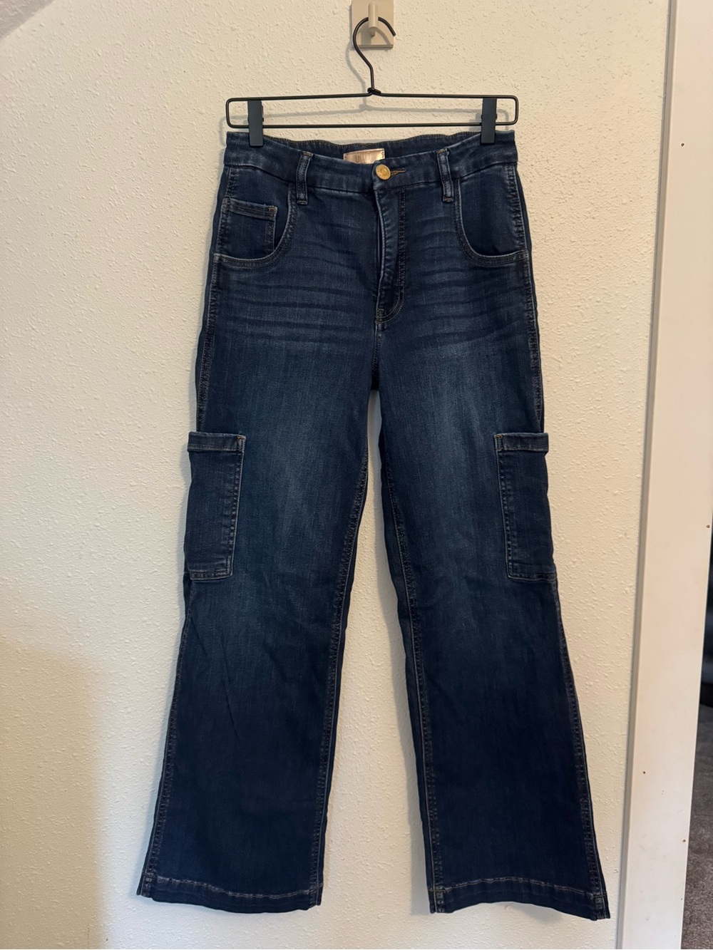 KUT Women's Dark Blue Women's Cargo Jeans Size 2